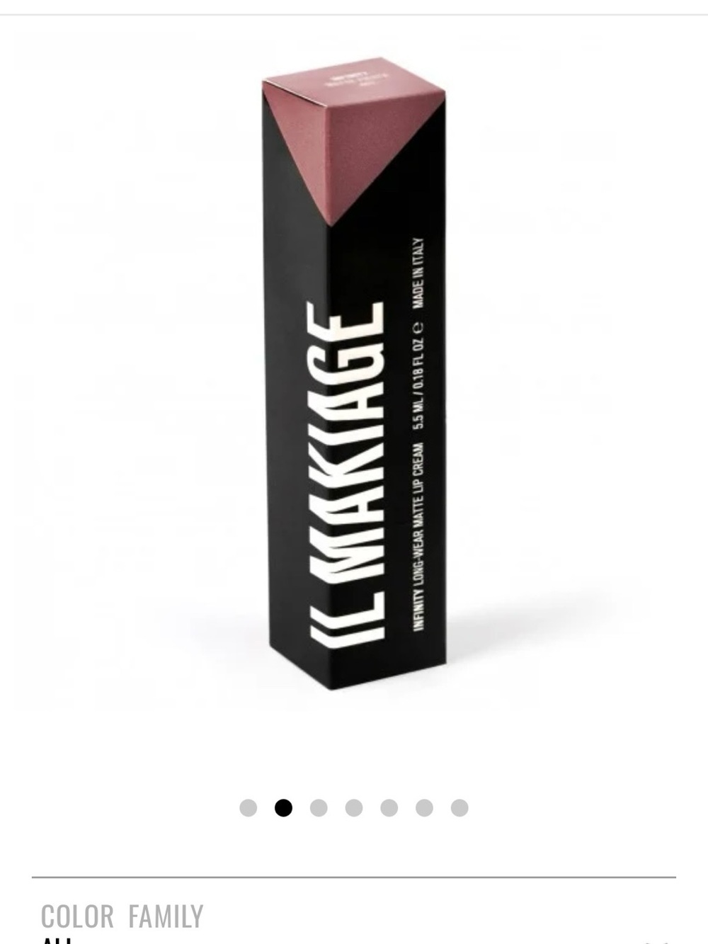 IL MAKIAGE Matte Lip Cream — Mauve Pink Shade